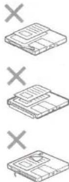 SONY MDX-C8900FP - Notes on mounting labels - 1