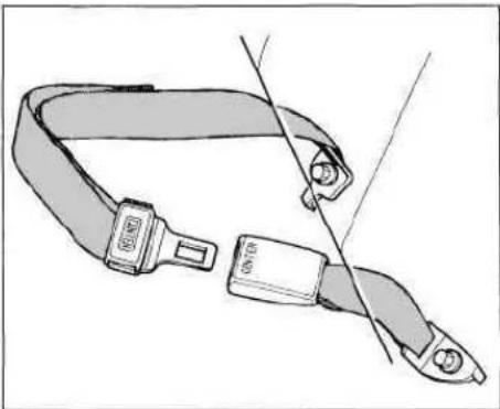 Honda Civic Coupe (1998) - Lap Belt - 1