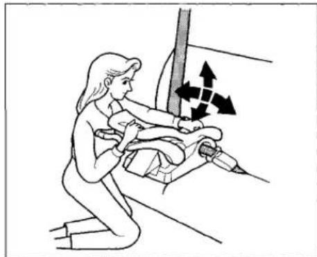 Honda Civic Coupe (1998) - Installing an Infant Seat With a Lap/Shoulder Belt - 4