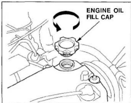 Honda Civic Coupe (1998) - Fluid Locations - 2