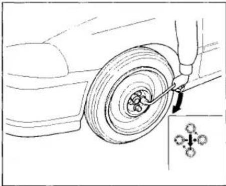 Honda Civic Coupe (1998) - Changing a Flat Tire - 3