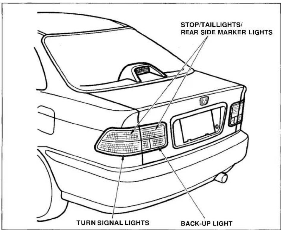 Honda Civic Coupe (1998) - Lights - 2