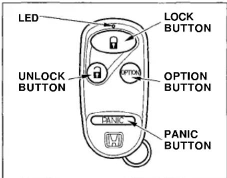 Honda Civic Coupe (1998) - Keys and Locks - 1
