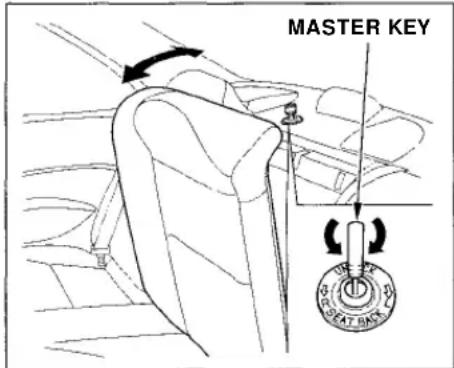 Honda Civic Coupe (1998) - Folding Rear Seat - 1