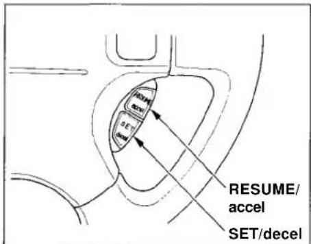 Honda Civic Coupe (1998) - Steering Wheel Controls - 1