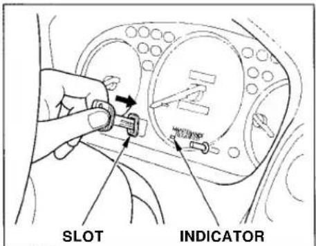 Honda Civic Coupe (1998) - Temperature Gauge - 1