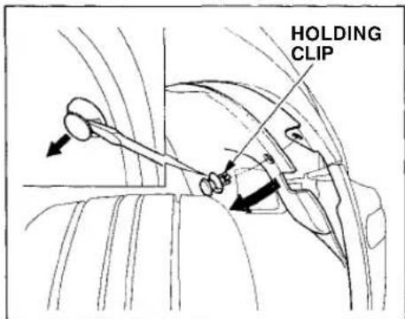 Honda Civic Coupe (1998) - Replacing the Front Side Marker/ Turn Signal and Parking Light Bulb - 1