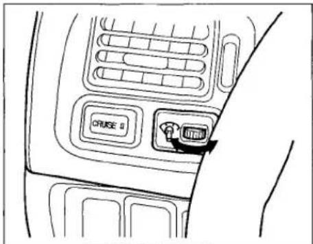 Honda Civic Coupe (1998) - Controls Near the Steering Wheel - 1