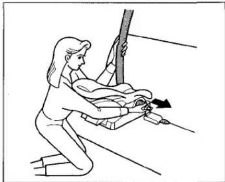 Honda Civic Coupe (1998) - Installing an Infant Seat With a Lap/Shoulder Belt - 1