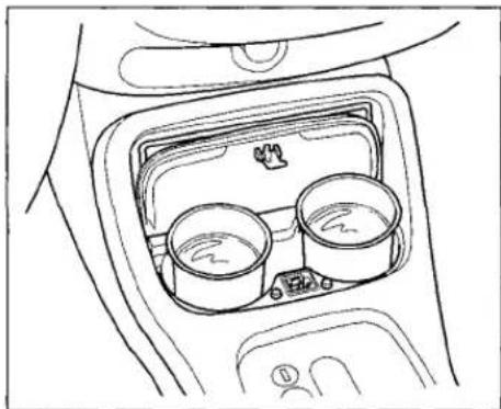 Honda Civic Coupe (1998) - Beverage Holder - 2