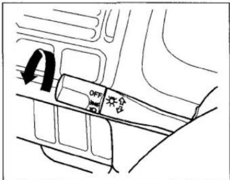 Honda Civic Coupe (1998) - Controls Near the Steering Wheel - 1