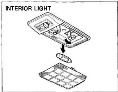 Honda Civic Coupe (1998) - Replacing a High-mount Brake Light Bulb - 5