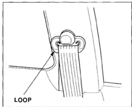 Honda Civic Coupe (1998) - Seat Belts - 1