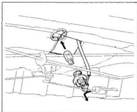 Honda Civic Coupe (1998) - Replacing a High-mount Brake Light Bulb - 1