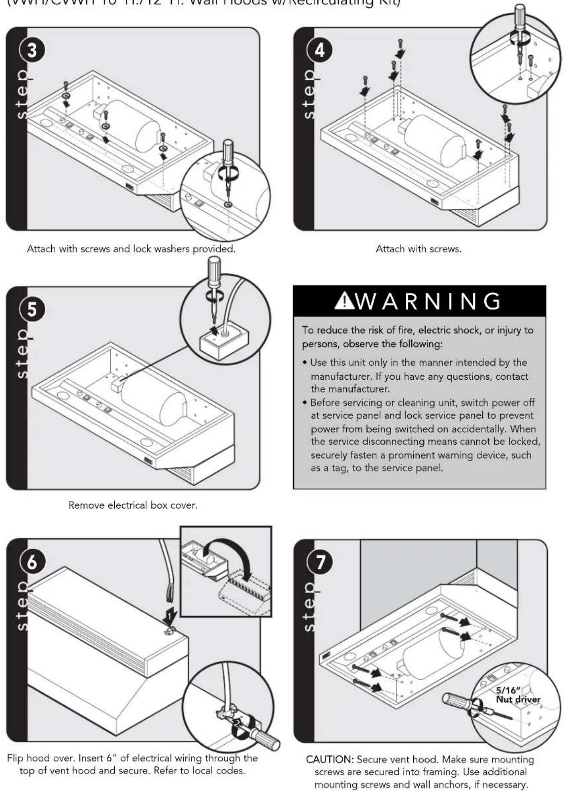 VIKING VWH560481BU - Installation - 1