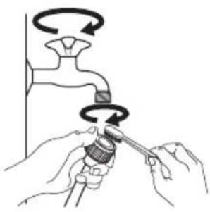 IKEA TVÄTTAD - Limpar o filtro da entrada e o filtro da válvula - 1