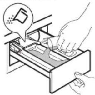 IKEA TVÄTTAD - Encher o detergente e aditivos - 5