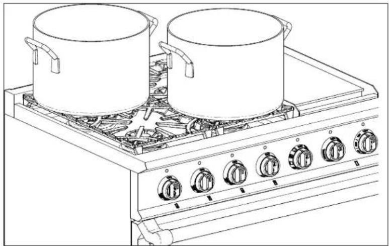 Hestan KRG364GDLPPP - Brûleur FLUX SIMPLE (certains modèles) - 1