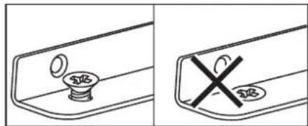 Diagram showing two methods of removing a component, with one method marked by a cross and the other by a circle.