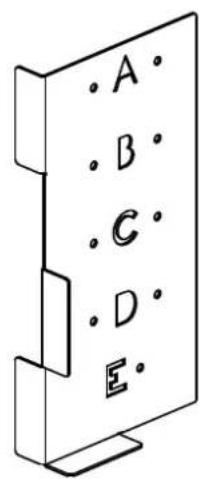 A B C D E