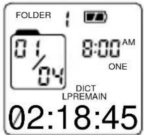 FOLDER 01/04 8:00 AM ONE DICT LPREMAIN 02:18:45