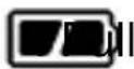 SANYO ICR-B34 - Batteriindikator - 1
