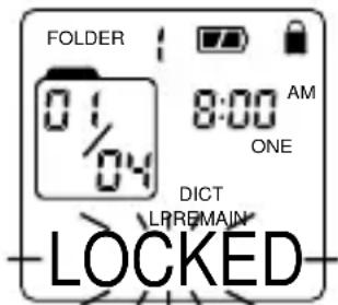 FOLDER 0:1 0:4 8:00 AM ONE DICT LPREMAIN LOCKED