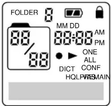 SANYO ICR-B34 - Display - 1