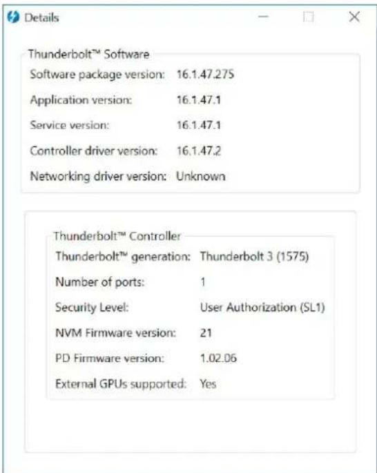 DELL TB18DC - Thunderbolt Driver Setting - 7