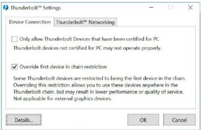 DELL TB18DC - Thunderbolt Driver Setting - 6