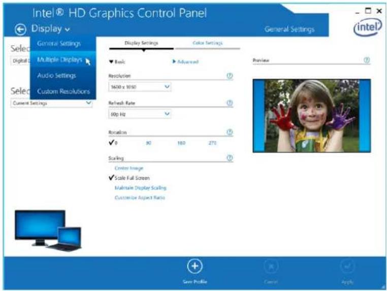 DELL TB18DC - Intel® HD Graphics Control Panel - 9