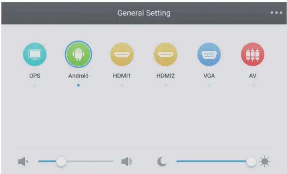 i3-Technologies i3TOUCH Excellence - Setting Menu - 1