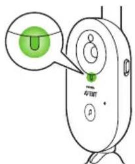 PHILIPS Avent SCD833 - Установление связи между родительским и детским блоками - 2