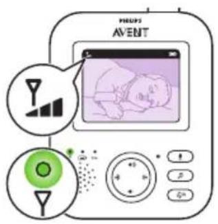 PHILIPS Avent SCD833 - Nawiązywanie połączenia pomiędzy odbiornikiem a nadajnikiem - 6