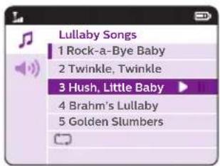 Lullaby Songs 1 Rock-a-Bye Baby 2 Twinkle, Twinkle 3 Hush, Little Baby 4 Brahm's Lullaby 5 Golden Slumbers
