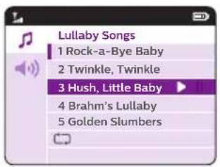 Lullaby Songs 1 Rock-a-Bye Baby 2 Twinkle, Twinkle 3 Hush, Little Baby 4 Brahm's Lullaby 5 Golden Slumbers