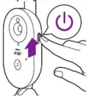 PHILIPS Avent SCD833 - Prepojenie rodičovskiej a detskej jednotky - 1