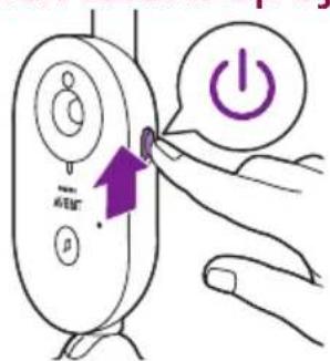 PHILIPS Avent SCD833 - Navázání spojení rodičovské jednotky a dětské jednotky - 1