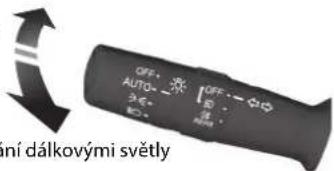 sní dálkovými světly