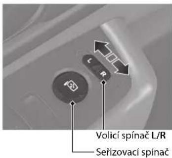 Volicí spínač L/R Seřizovací spínač