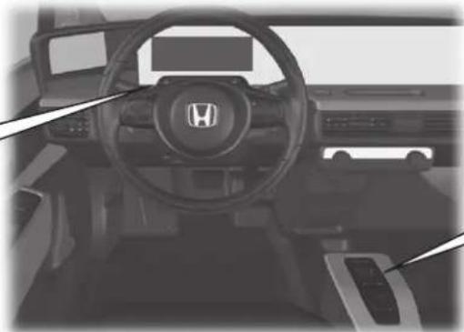 Honda E (2020) - Ovládání řazení - 2