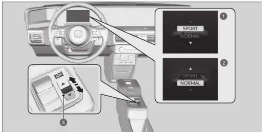 SPORT NORMAL PROVE MODE SPORT NORMAL