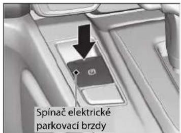 Spínač elektrické parkovací brzdy