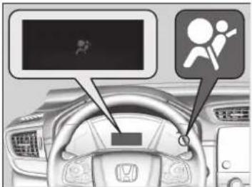Honda CR-V (2019) - Kontrolka zádržného systému (SRS) - 1