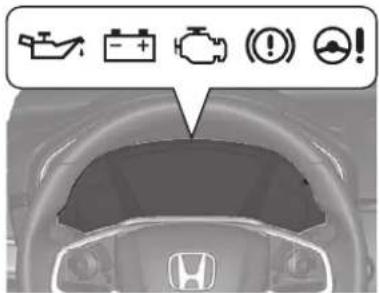 Honda CR-V (2019) - Rozsvítí se kontrolky - 2
