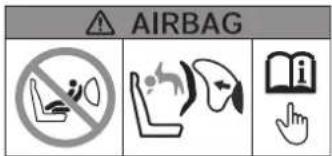 AIRBAG No Sign Sound Alert Open Book Icon