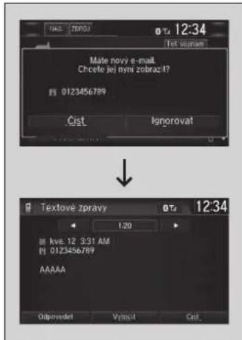 Make novy e-mail. Chete jej nyni zobraz it? 0123456789 Cist Ignorovat Textove zpravy 01234 kve. 12 3:31 AM 0123456789 AAAAA Odpovedet Výnszt Cst