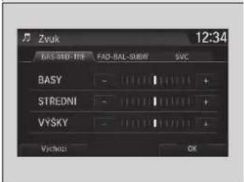 Zvuk 12:34 BAS-SID-TIF FAD-BAL-SDBW SVC BASY - - - - - + STREDNI - - - - - + VYSKY - - - - - + Vychost OK