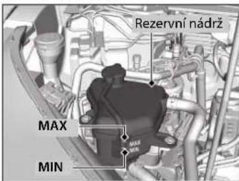 Rezervní nádrž MAX MIN