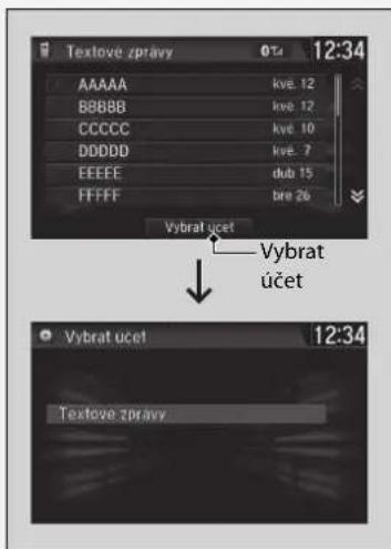 Textove zpravy 0:14 12:34 AAAA kve. 12 BBBB kve. 12 CCCC kve. 10 DDDDD kve. 7 EEEE dub 15 FFFFFF bre 26 Vybrat učet Vybrat účet Vybrat učet 12:34 Textove zpravy